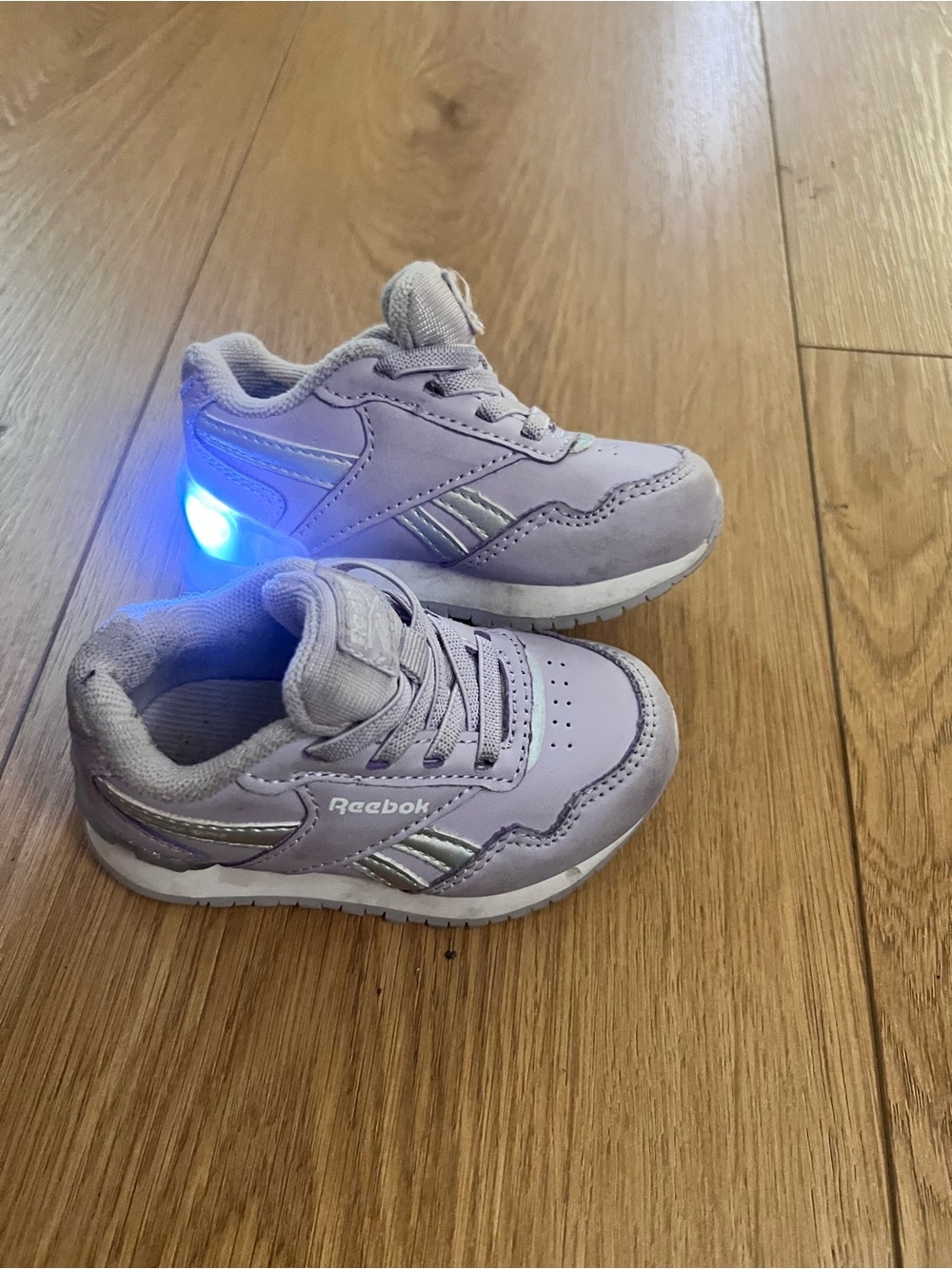 Reebok Kids Lavender Light-Up Sneakers